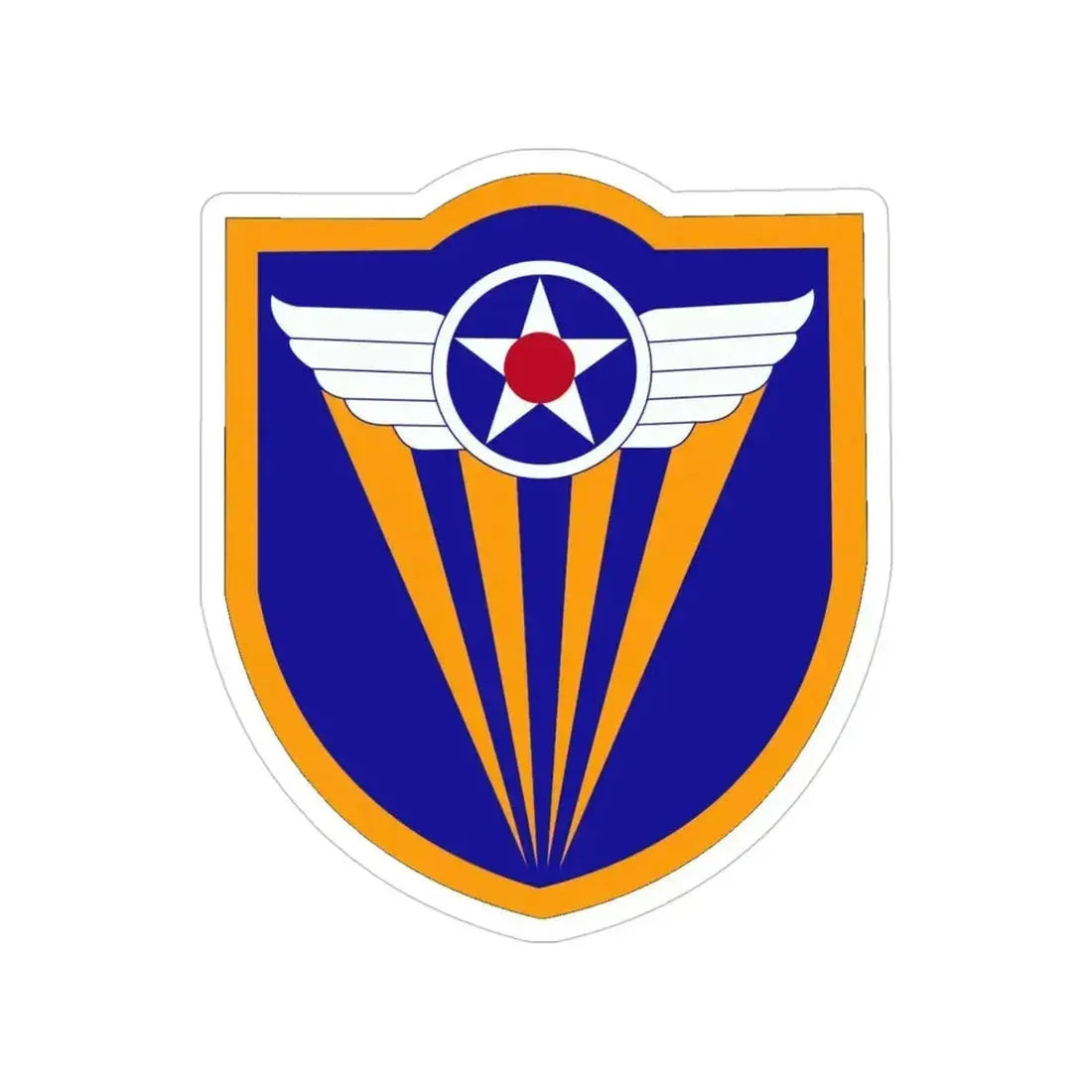 4 Air Force (U.S. Army) Transparent STICKER Die-Cut Vinyl Decal 4 Inch - The Sticker Space