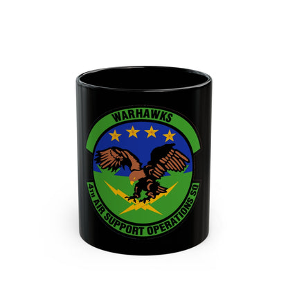 4 Air Support Operations Sq USAFE (U.S. Air Force) Black Coffee Mug-11oz-The Sticker Space