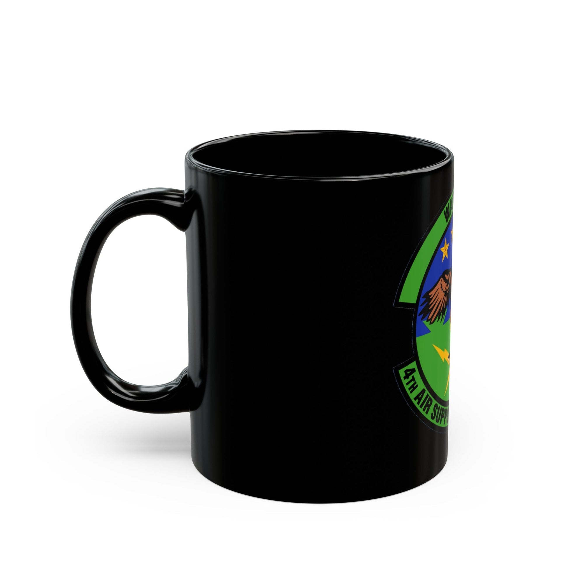 4 Air Support Operations Sq USAFE (U.S. Air Force) Black Coffee Mug-The Sticker Space