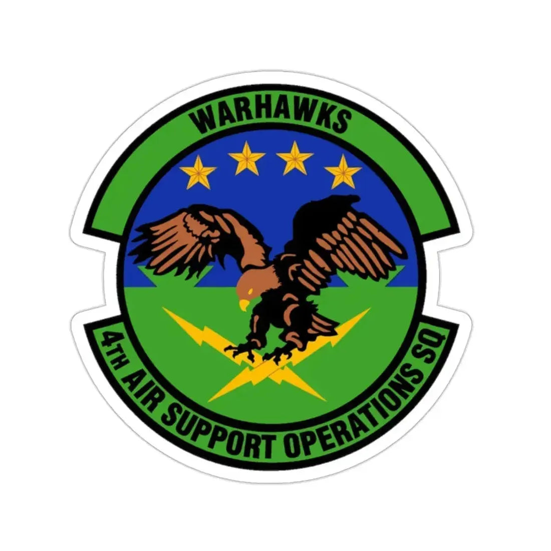 4 Air Support Operations Sq USAFE (U.S. Air Force) STICKER Vinyl Die-Cut Decal 2 Inch - The Sticker Space