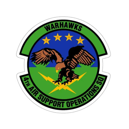 4 Air Support Operations Sq USAFE (U.S. Air Force) STICKER Vinyl Die-Cut Decal 4 Inch - The Sticker Space