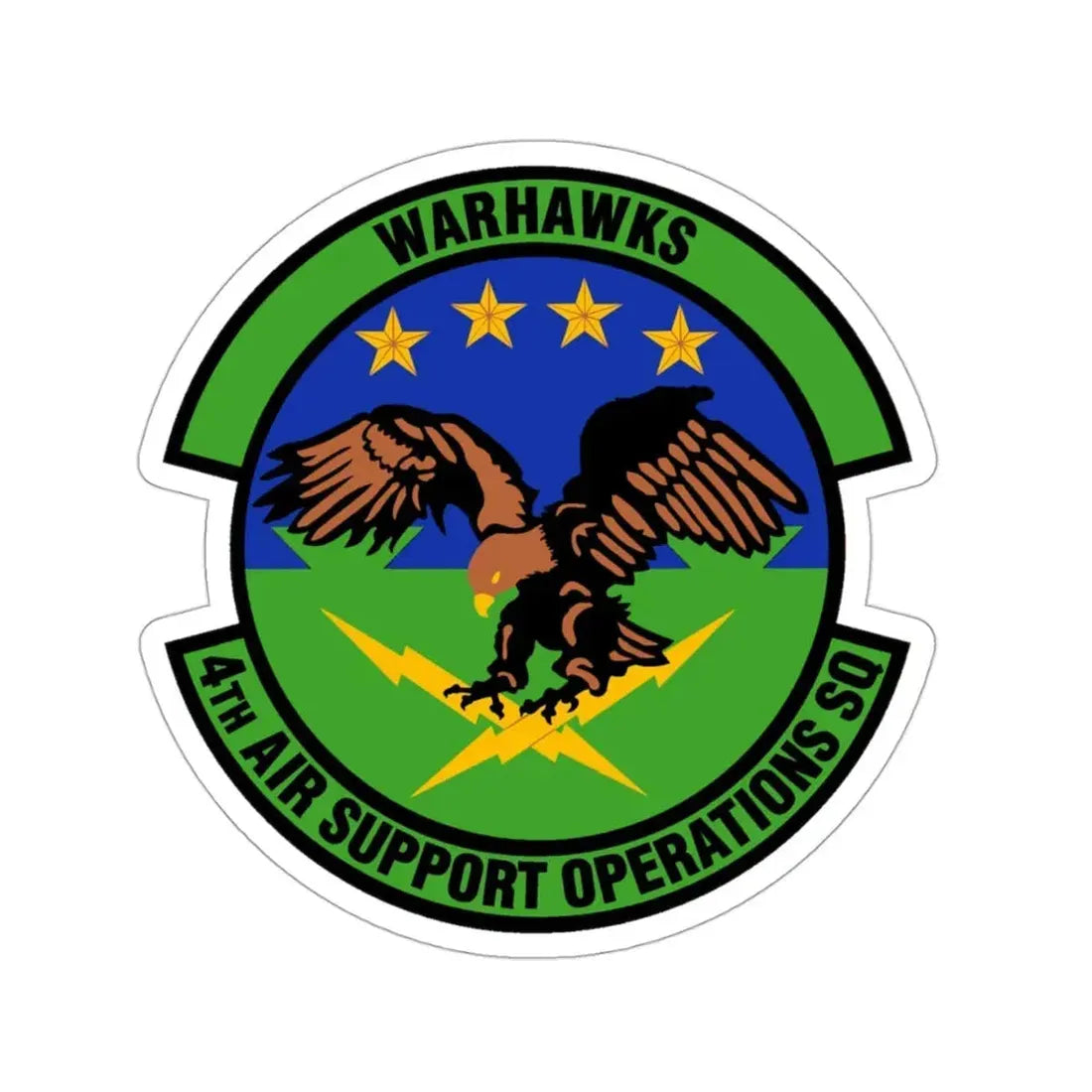 4 Air Support Operations Sq USAFE (U.S. Air Force) STICKER Vinyl Die-Cut Decal - The Sticker Space