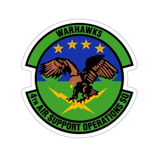 4 Air Support Operations Sq USAFE (U.S. Air Force) STICKER Vinyl Kiss-Cut Decal 2 Inch White - The Sticker Space