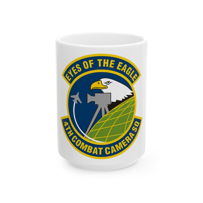 4 Combat Camera Squadron (U.S. Air Force) White Coffee Mug-15oz-The Sticker Space