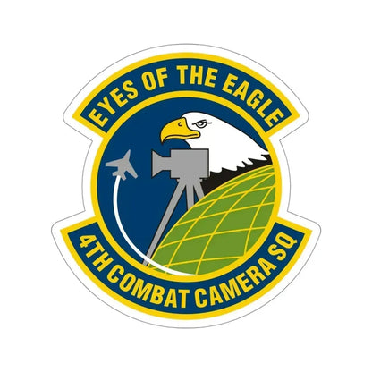 4 Combat Camera Squadron (U.S. Air Force) STICKER Vinyl Die-Cut Decal 4 Inch - The Sticker Space