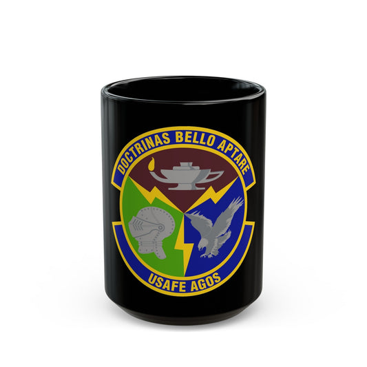 4 Combat Training Squadron USAFE (U.S. Air Force) Black Coffee Mug-15oz-The Sticker Space