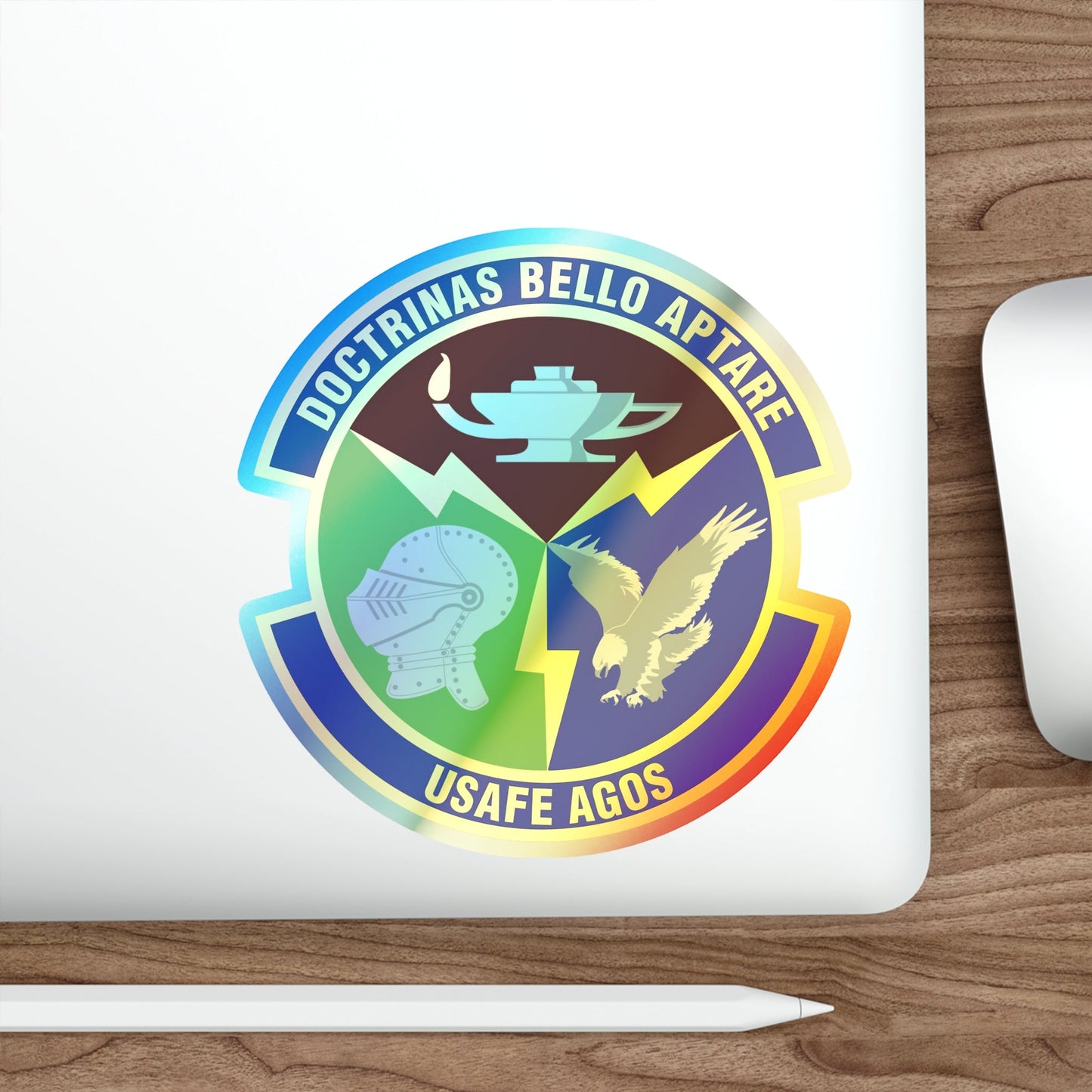 4 Combat Training Squadron USAFE (U.S. Air Force) Holographic STICKER Die-Cut Vinyl Decal-The Sticker Space