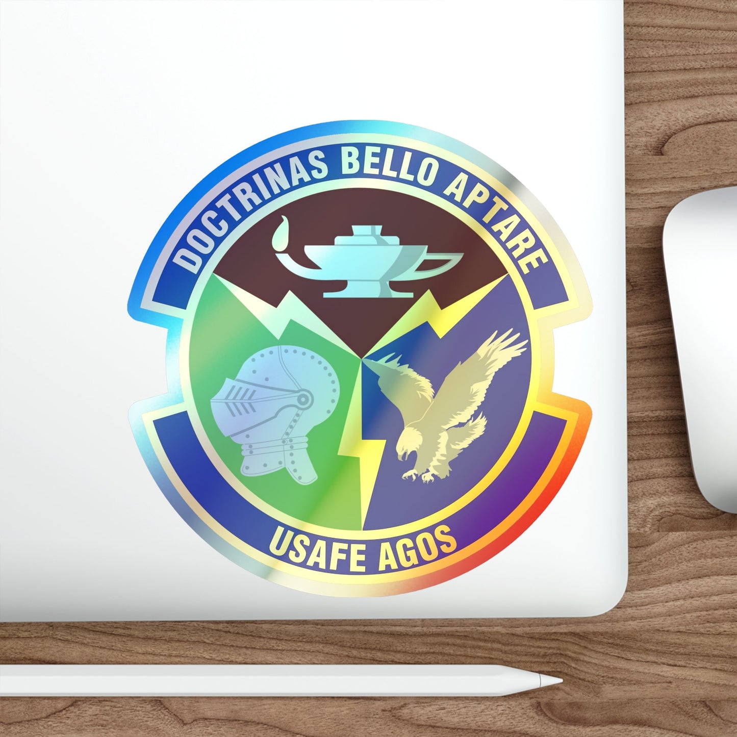 4 Combat Training Squadron USAFE (U.S. Air Force) Holographic STICKER Die-Cut Vinyl Decal-The Sticker Space