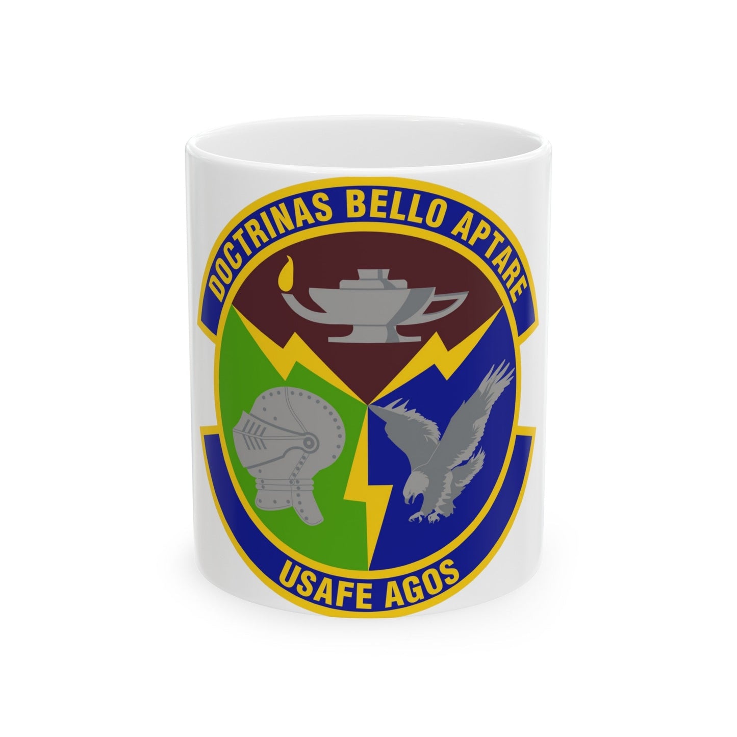 4 Combat Training Squadron USAFE (U.S. Air Force) White Coffee Mug-11oz-The Sticker Space