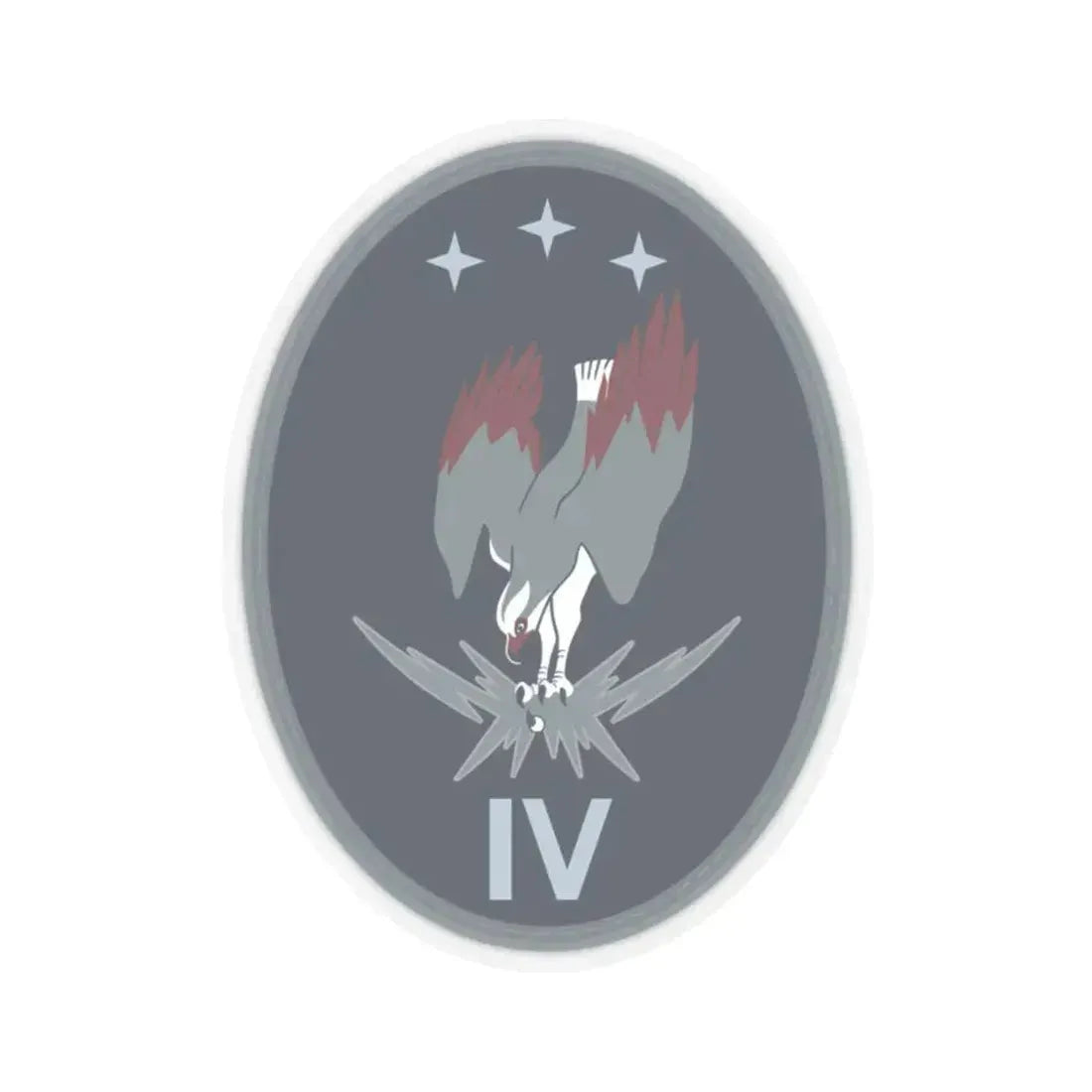 4 Electromagnetic Squadron (U.S. Space Force) STICKER Vinyl Kiss-Cut Decal 2 Inch Transparent - The Sticker Space