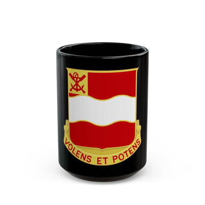 4 Engineer Battalion (U.S. Army) Black Coffee Mug-15oz-The Sticker Space