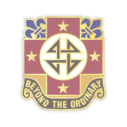 4 Evacuation Hospital (U.S. Army) STICKER Vinyl Kiss-Cut Decal 3 Inch Transparent - The Sticker Space