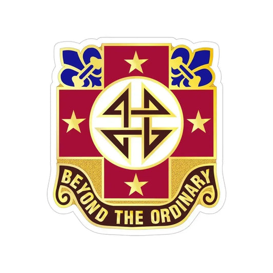 4 Evacuation Hospital (U.S. Army) Transparent STICKER Die-Cut Vinyl Decal 6 Inch - The Sticker Space