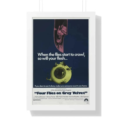 4 FLIES ON GREY VELVET 1971 - Framed Movie Poster - The Sticker Space
