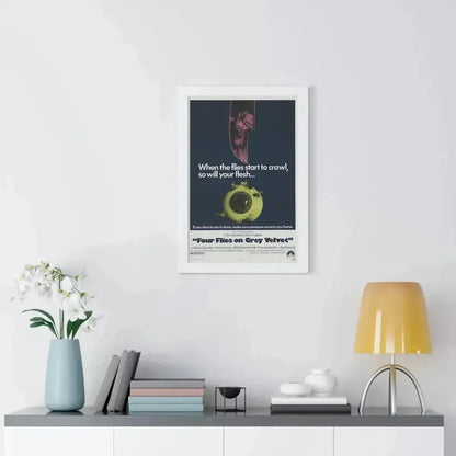 4 FLIES ON GREY VELVET 1971 - Framed Movie Poster - The Sticker Space