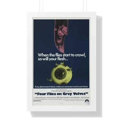 4 FLIES ON GREY VELVET 1971 - Framed Movie Poster - The Sticker Space