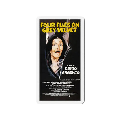 4 FLIES ON GREY VELVET (2) 1971 Movie Poster - Refrigerator Magnet 3 Inch - The Sticker Space