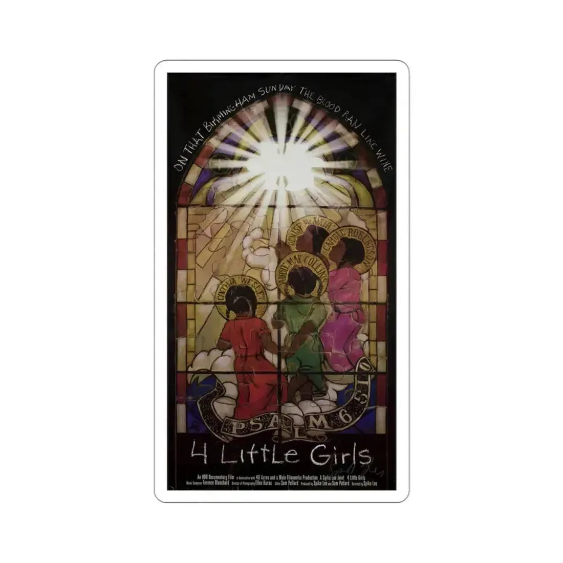 4 Little Girls 1997 Movie Poster STICKER Vinyl Die-Cut Decal 3 Inch - The Sticker Space