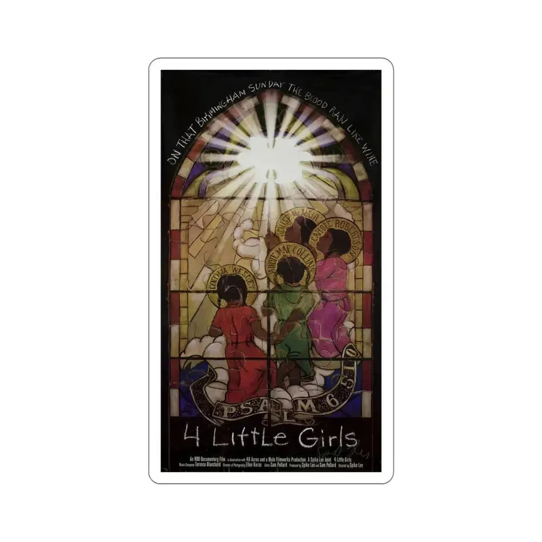 4 Little Girls 1997 Movie Poster STICKER Vinyl Die-Cut Decal 6 Inch - The Sticker Space