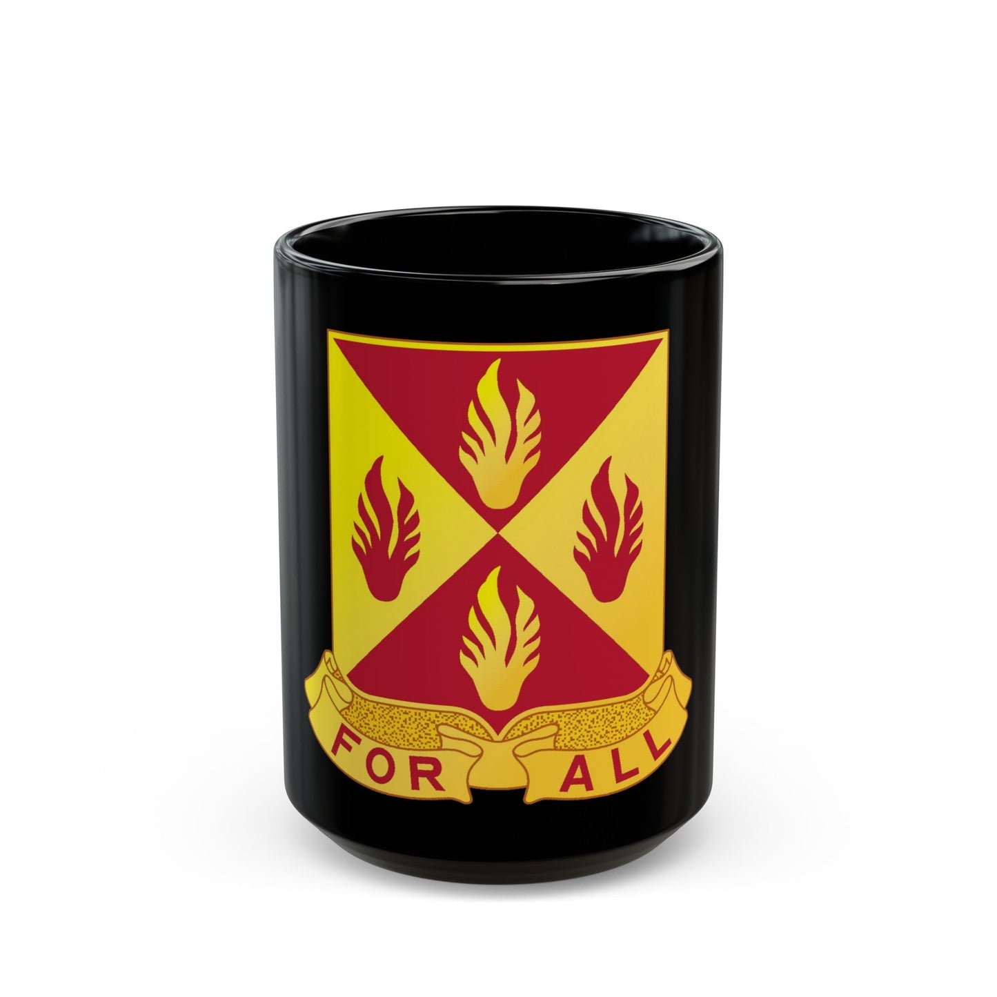 4 Maintenance Battalion (U.S. Army) Black Coffee Mug-15oz-The Sticker Space