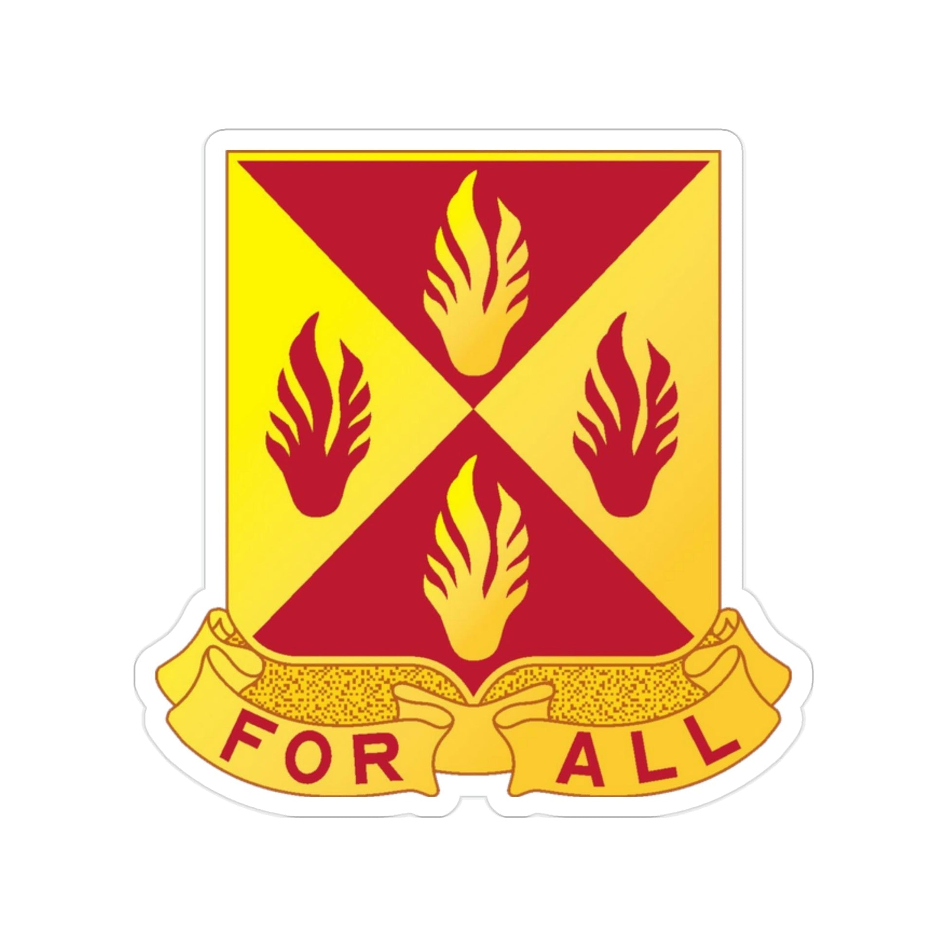 4 Maintenance Battalion (U.S. Army) Transparent STICKER Die-Cut Vinyl Decal-2 Inch-The Sticker Space