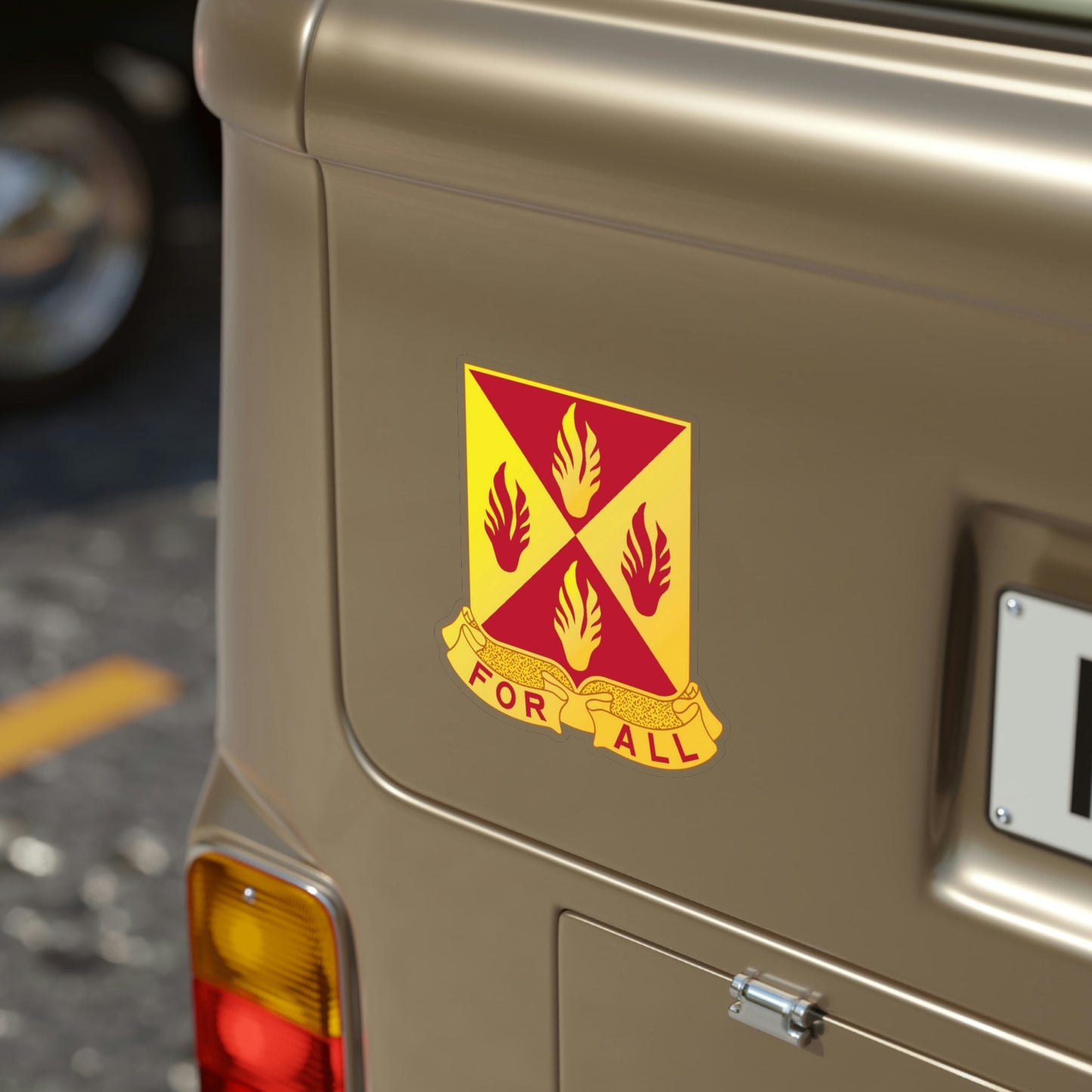 4 Maintenance Battalion (U.S. Army) Transparent STICKER Die-Cut Vinyl Decal-The Sticker Space