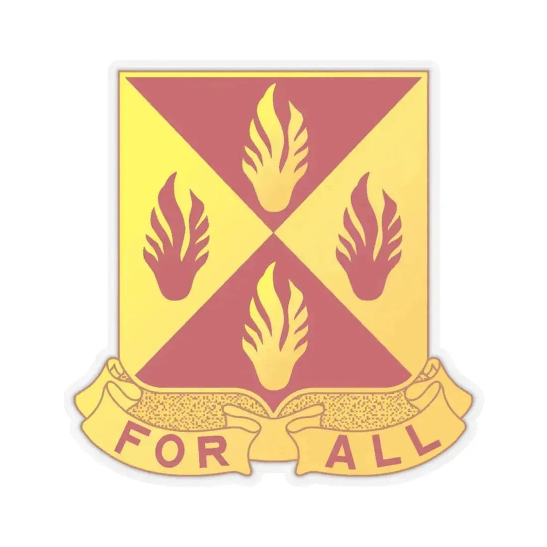 4 Maintenance Battalion (U.S. Army) STICKER Vinyl Kiss-Cut Decal 3 Inch Transparent - The Sticker Space