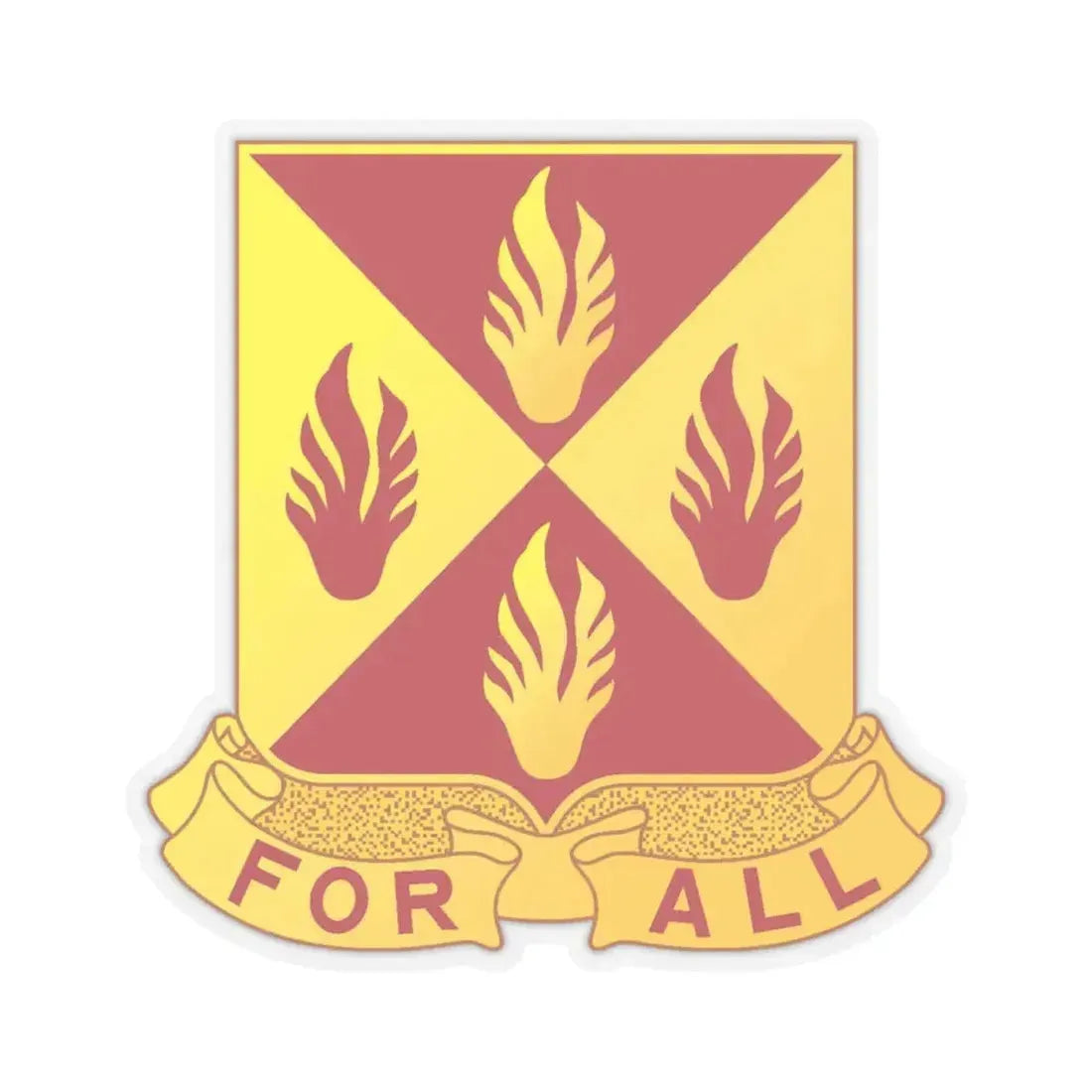 4 Maintenance Battalion (U.S. Army) STICKER Vinyl Kiss-Cut Decal 4 Inch Transparent - The Sticker Space