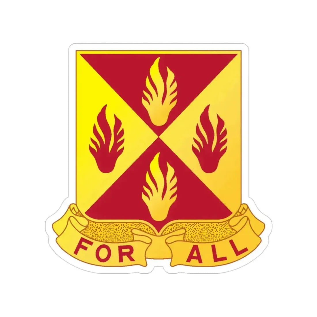 4 Maintenance Battalion (U.S. Army) Transparent STICKER Die-Cut Vinyl Decal 3 Inch - The Sticker Space