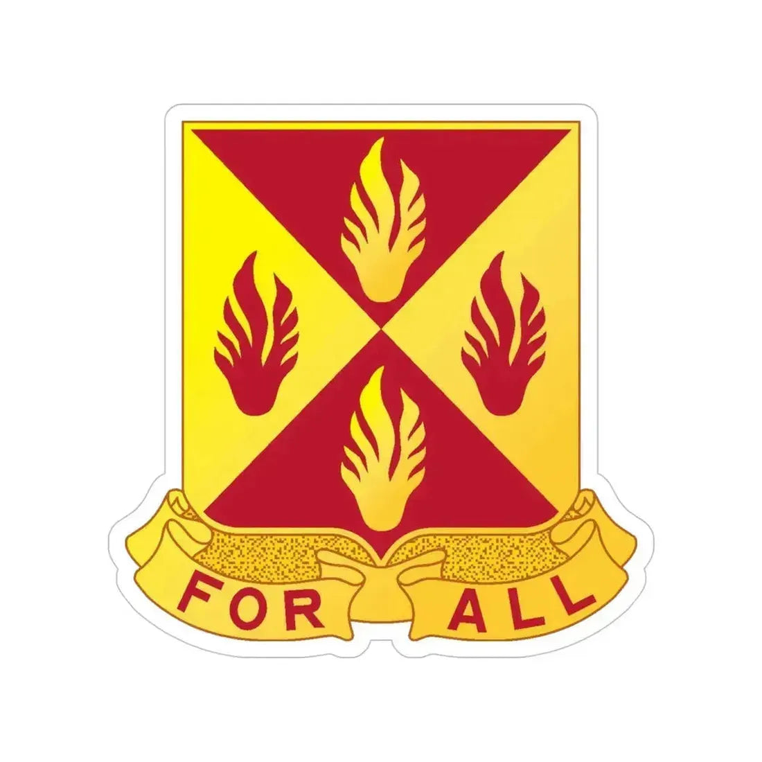 4 Maintenance Battalion (U.S. Army) Transparent STICKER Die-Cut Vinyl Decal 5 Inch - The Sticker Space