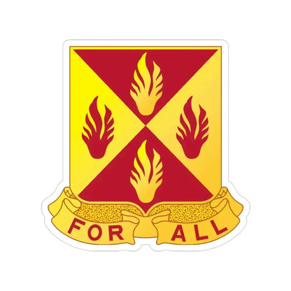 4 Maintenance Battalion (U.S. Army) Transparent STICKER Die-Cut Vinyl Decal - The Sticker Space