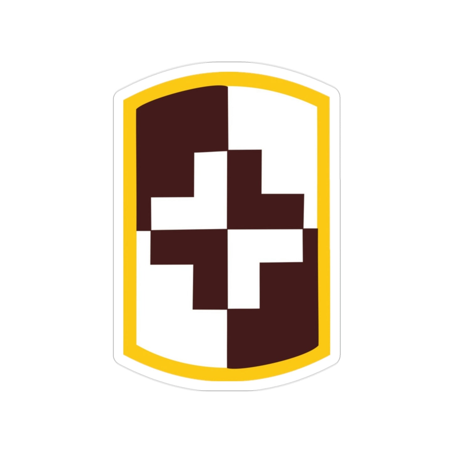 4 Medical Brigade (U.S. Army) Transparent STICKER Die-Cut Vinyl Decal-2 Inch-The Sticker Space