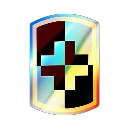 4 Medical Brigade (U.S. Army) Holographic STICKER Die-Cut Vinyl Decal 5 Inch Holographic - The Sticker Space