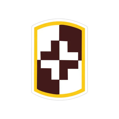 4 Medical Brigade (U.S. Army) REVERSE PRINT Transparent Die-Cut STICKER 6 Inch Die-Cut Transparent - The Sticker Space