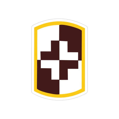 4 Medical Brigade (U.S. Army) REVERSE PRINT Transparent Die-Cut STICKER - The Sticker Space