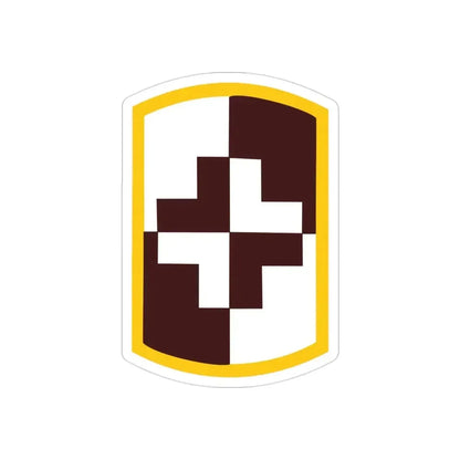 4 Medical Brigade (U.S. Army) REVERSE PRINT Transparent Die-Cut STICKER - The Sticker Space