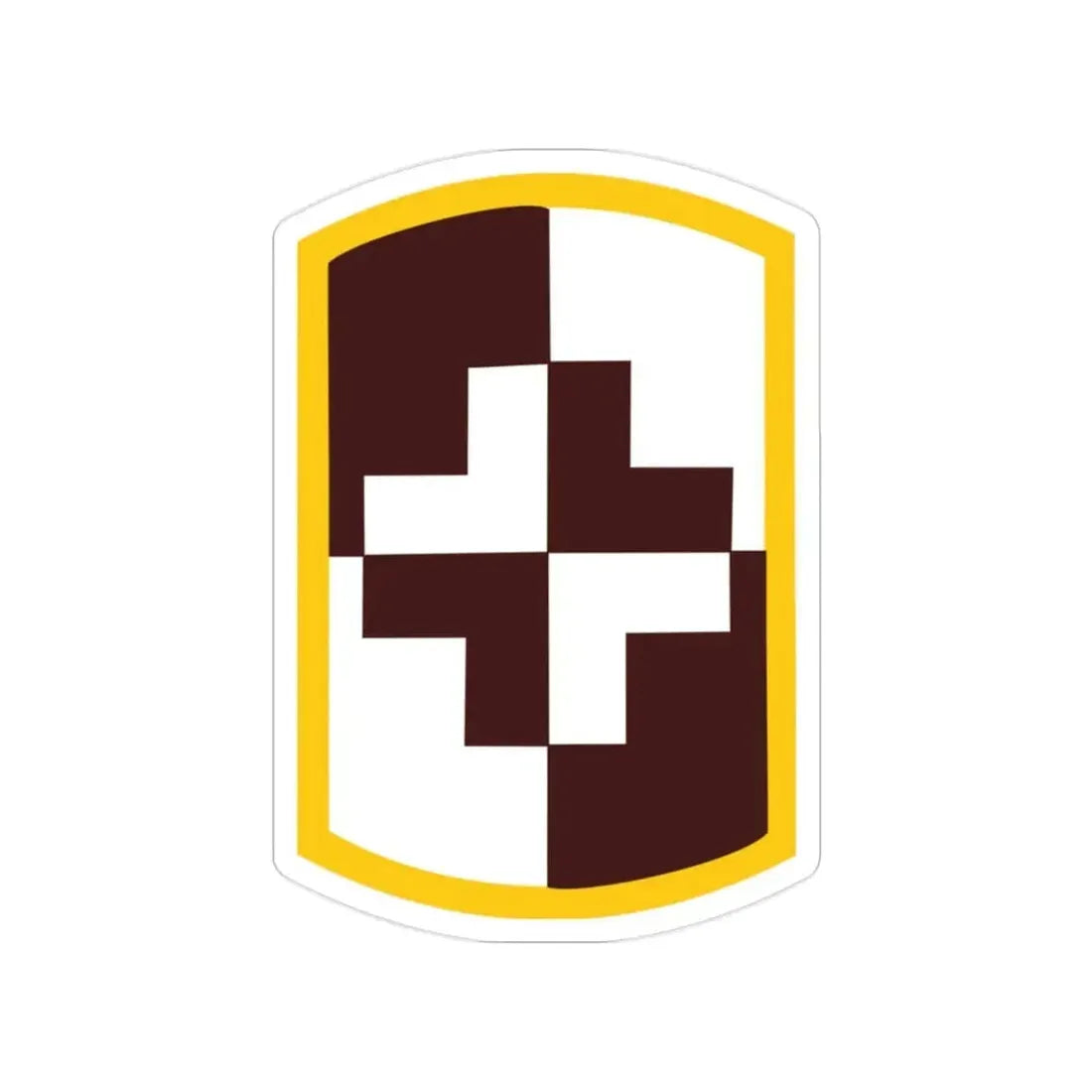 4 Medical Brigade (U.S. Army) Transparent STICKER Die-Cut Vinyl Decal 2 Inch - The Sticker Space