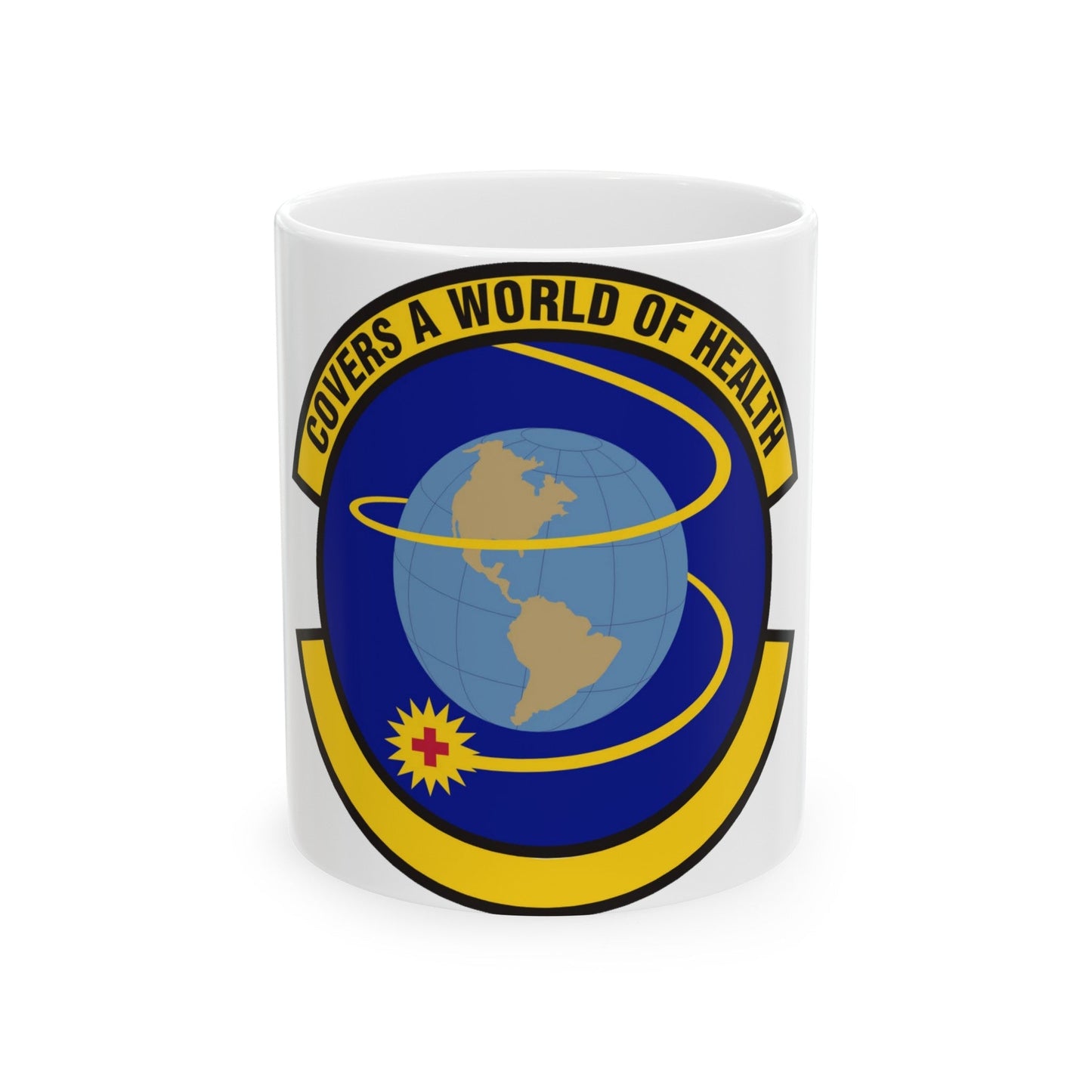 4 Operational Medical Readiness Squadron ACC (U.S. Air Force) White Coffee Mug-11oz-The Sticker Space