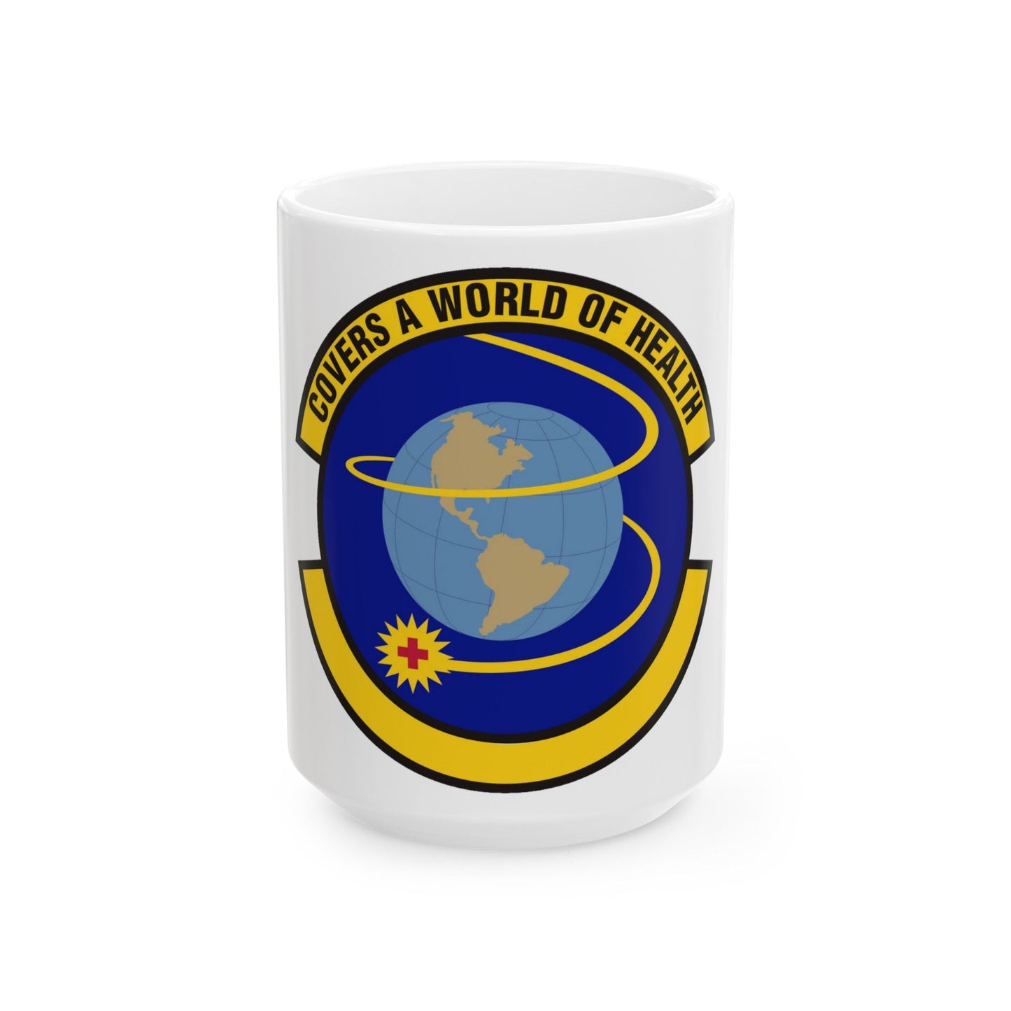 4 Operational Medical Readiness Squadron ACC (U.S. Air Force) White Coffee Mug-15oz-The Sticker Space