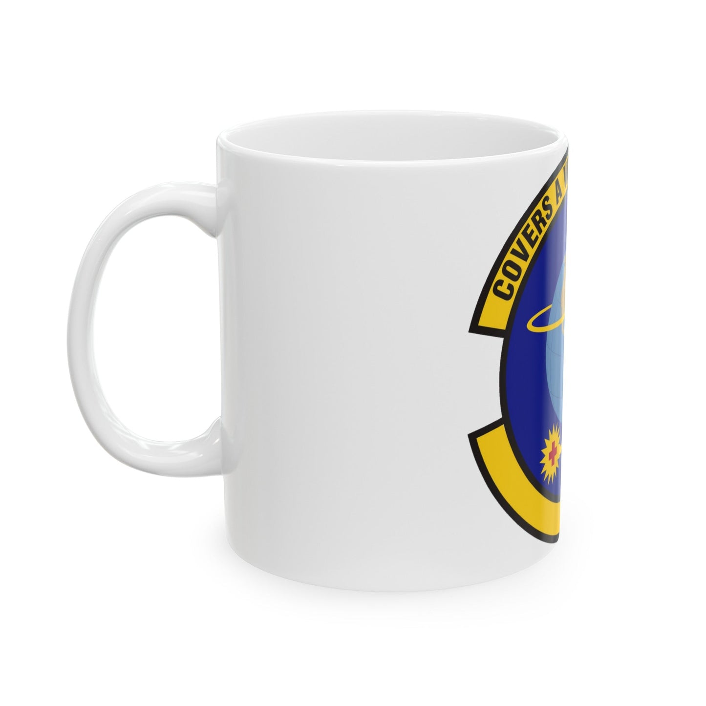 4 Operational Medical Readiness Squadron ACC (U.S. Air Force) White Coffee Mug-The Sticker Space