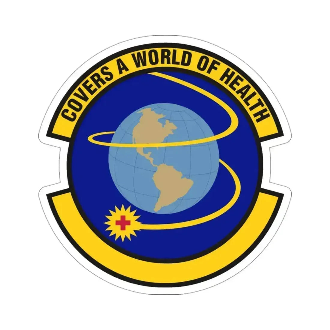 4 Operational Medical Readiness Squadron ACC (U.S. Air Force) STICKER Vinyl Die-Cut Decal 3 Inch - The Sticker Space