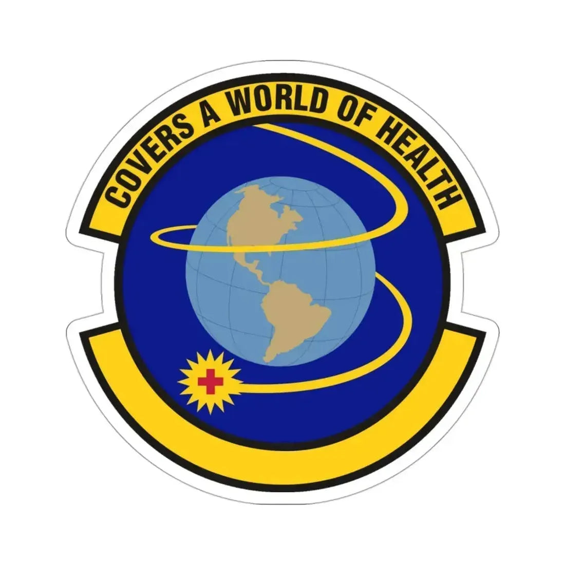 4 Operational Medical Readiness Squadron ACC (U.S. Air Force) STICKER Vinyl Die-Cut Decal 3 Inch - The Sticker Space