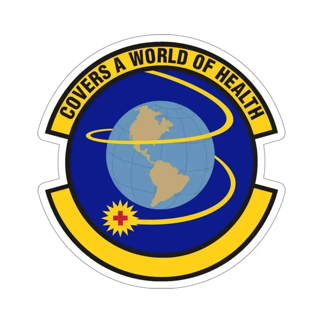 4 Operational Medical Readiness Squadron ACC (U.S. Air Force) STICKER Vinyl Die-Cut Decal 5 Inch - The Sticker Space