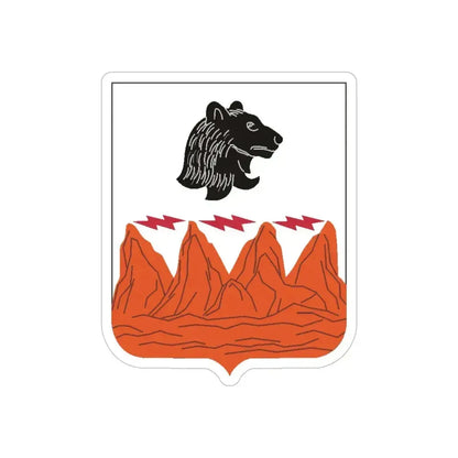 4 Signal Battalion 2 (U.S. Army) REVERSE PRINT Transparent Die-Cut STICKER 6 Inch Die-Cut Transparent - The Sticker Space