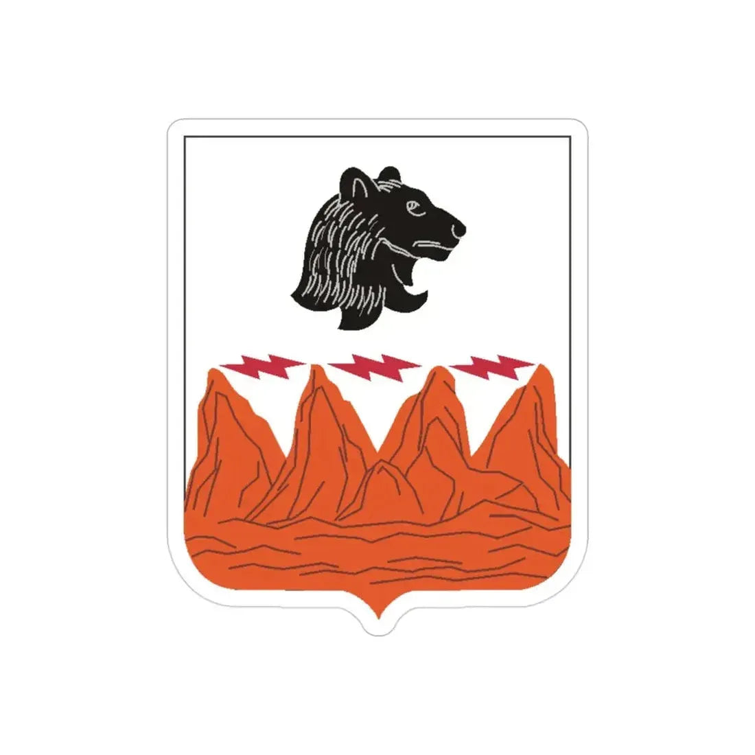 4 Signal Battalion 2 (U.S. Army) REVERSE PRINT Transparent Die-Cut STICKER - The Sticker Space