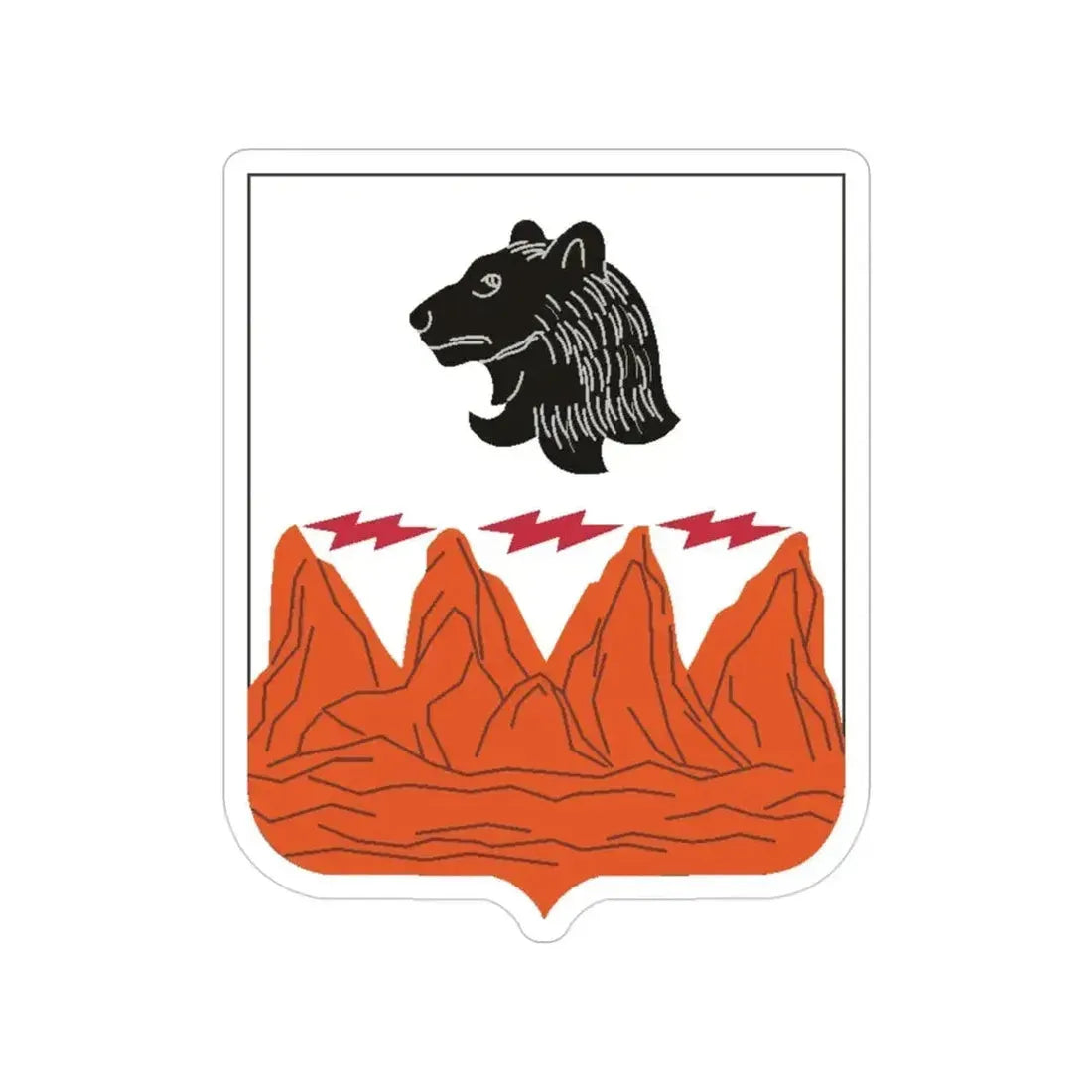 4 Signal Battalion 2 (U.S. Army) Transparent STICKER Die-Cut Vinyl Decal 3 Inch - The Sticker Space