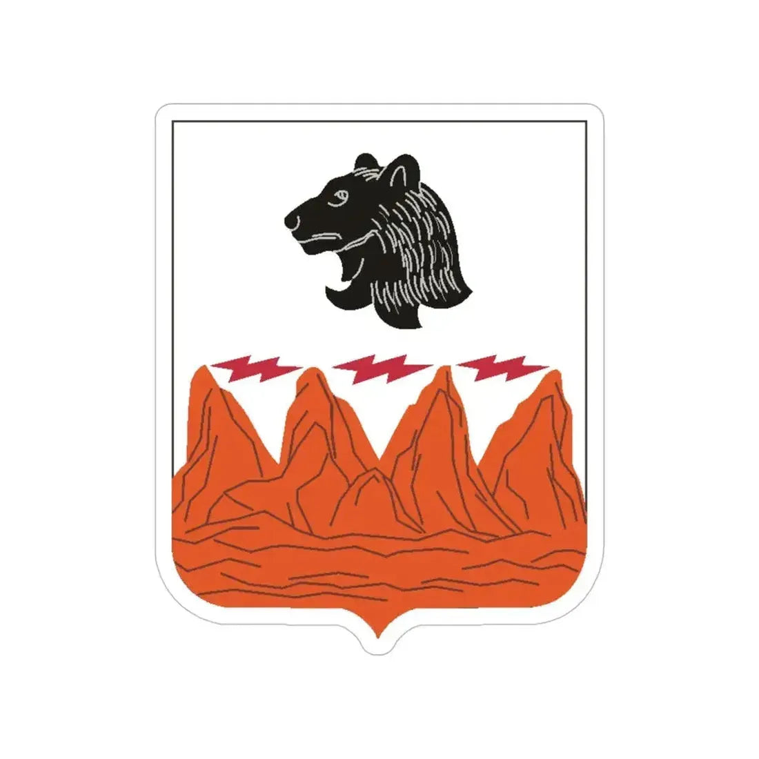 4 Signal Battalion 2 (U.S. Army) Transparent STICKER Die-Cut Vinyl Decal 6 Inch - The Sticker Space