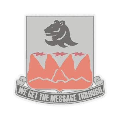 4 Signal Battalion (U.S. Army) STICKER Vinyl Kiss-Cut Decal 2 Inch Transparent - The Sticker Space