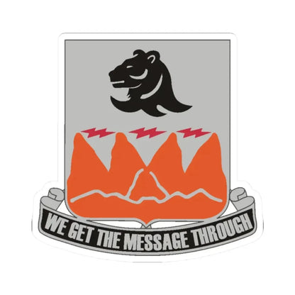 4 Signal Battalion (U.S. Army) STICKER Vinyl Kiss-Cut Decal 2 Inch White - The Sticker Space