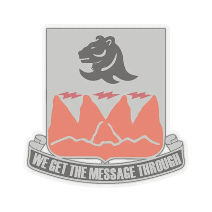 4 Signal Battalion (U.S. Army) STICKER Vinyl Kiss-Cut Decal 6 Inch Transparent - The Sticker Space